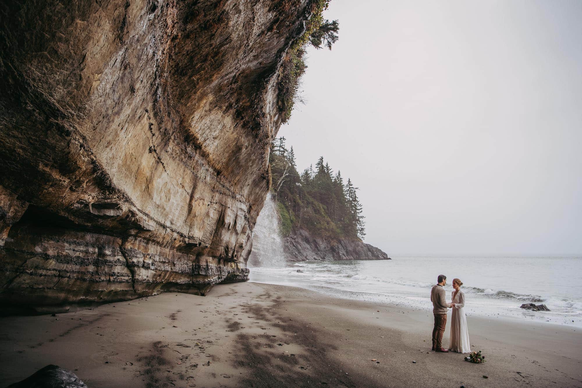 Mystic Beach Sooke Jordan River Elopement Photographer Wedding