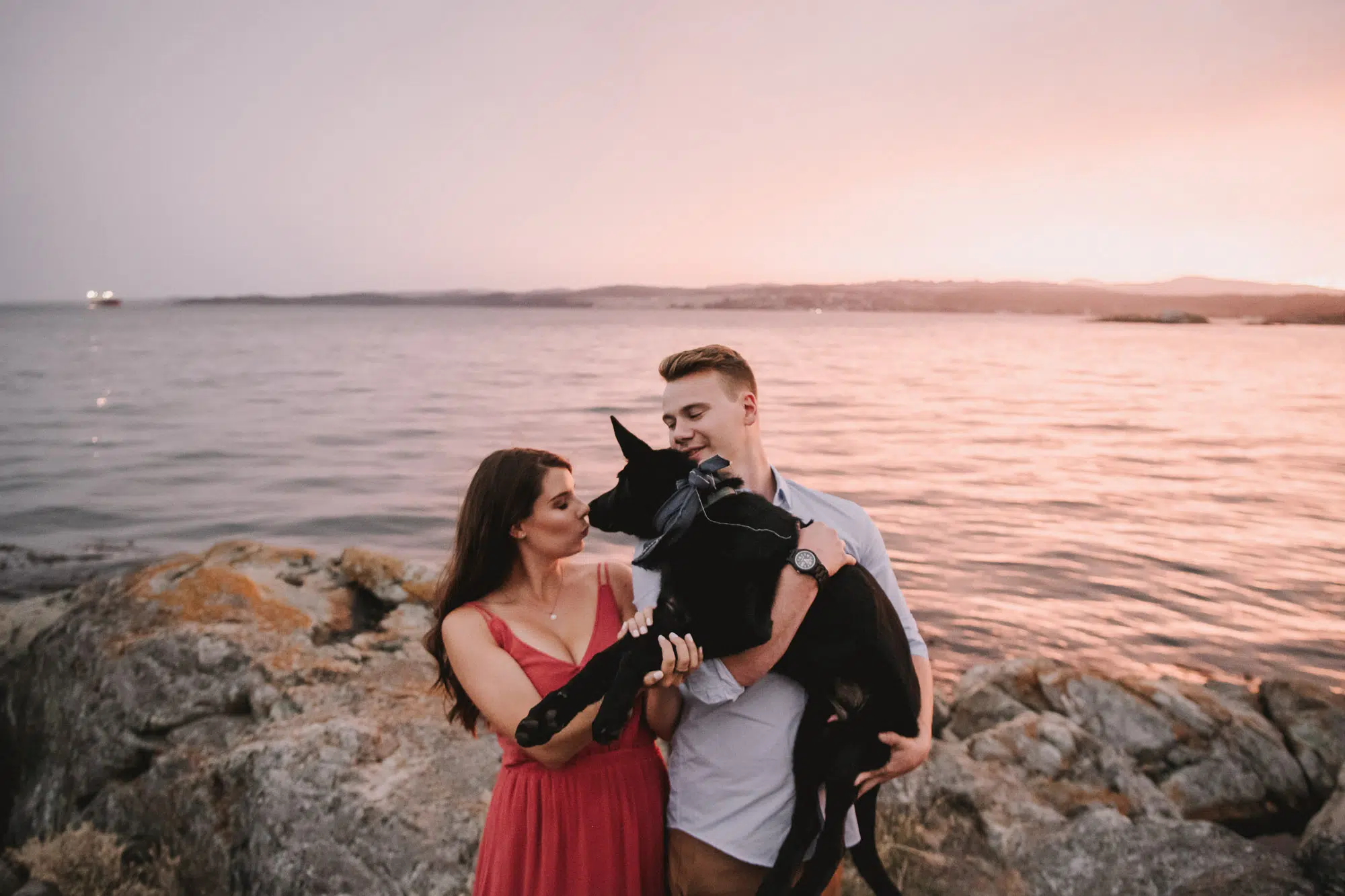 Victoria Engagement Photos Beach Forest Waterfall Vancouver Island Photographers