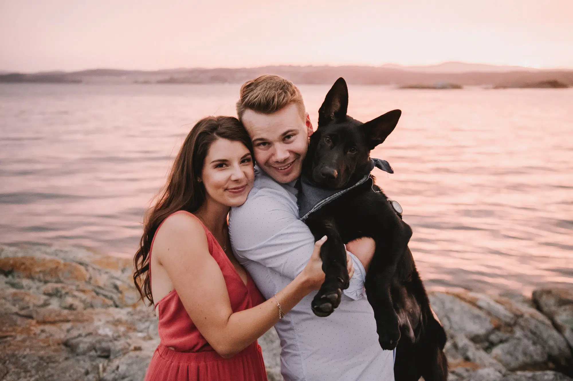 Victoria Engagement Photos Beach Forest Waterfall Vancouver Island Photographers