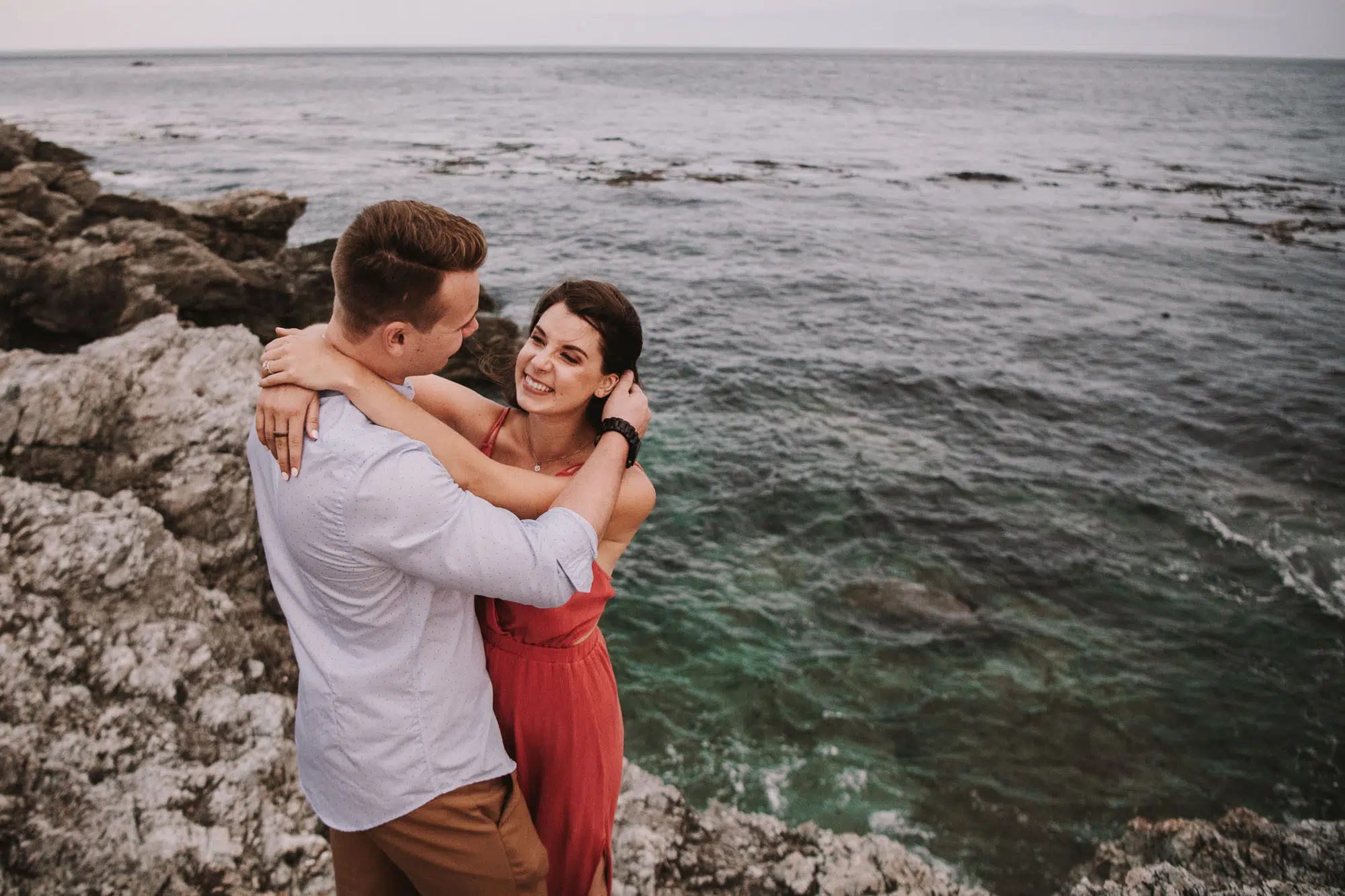 Victoria Engagement Photos Beach Forest Waterfall Vancouver Island Photographers