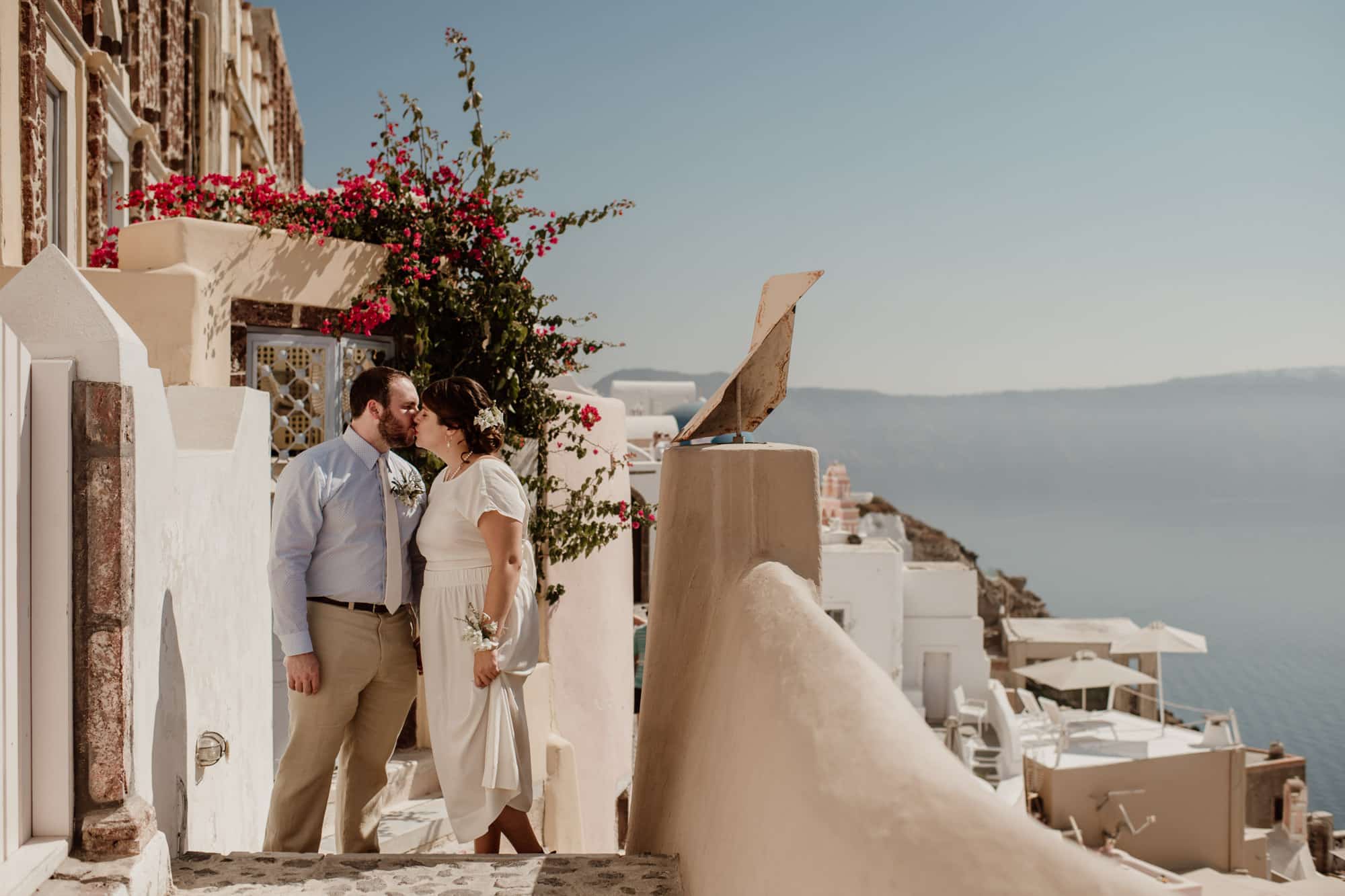 Oia Santorini Wedding Destination Photographer Elopement Photos Greece