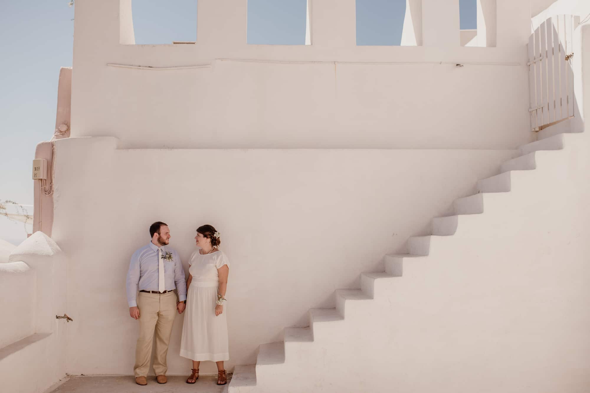 Oia Santorini Wedding Destination Photographer Elopement Photos Greece