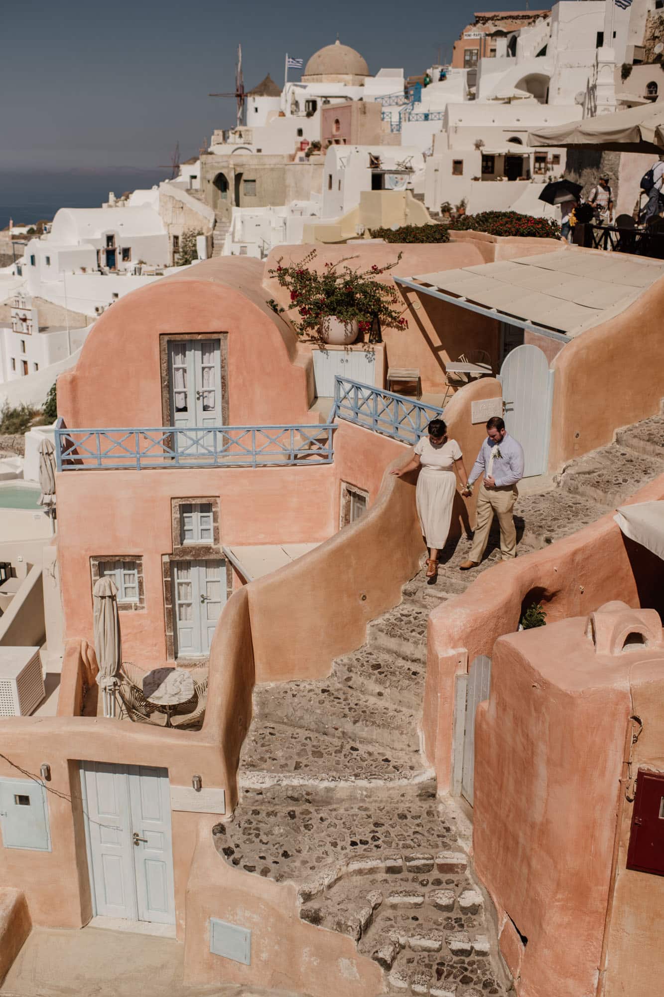 Oia Santorini Wedding Destination Photographer Elopement Photos Greece