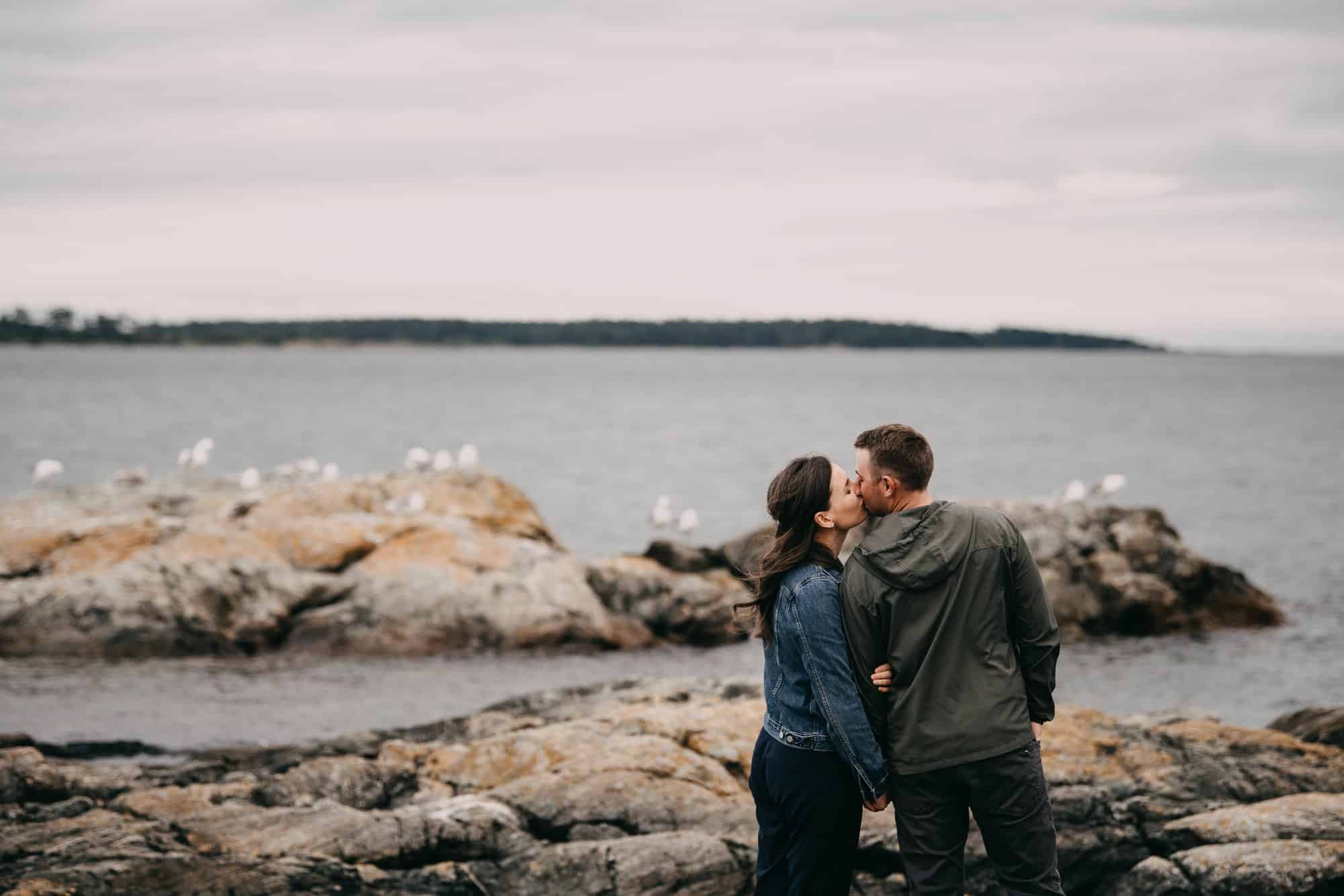 Intimate engagement photography victoria bc