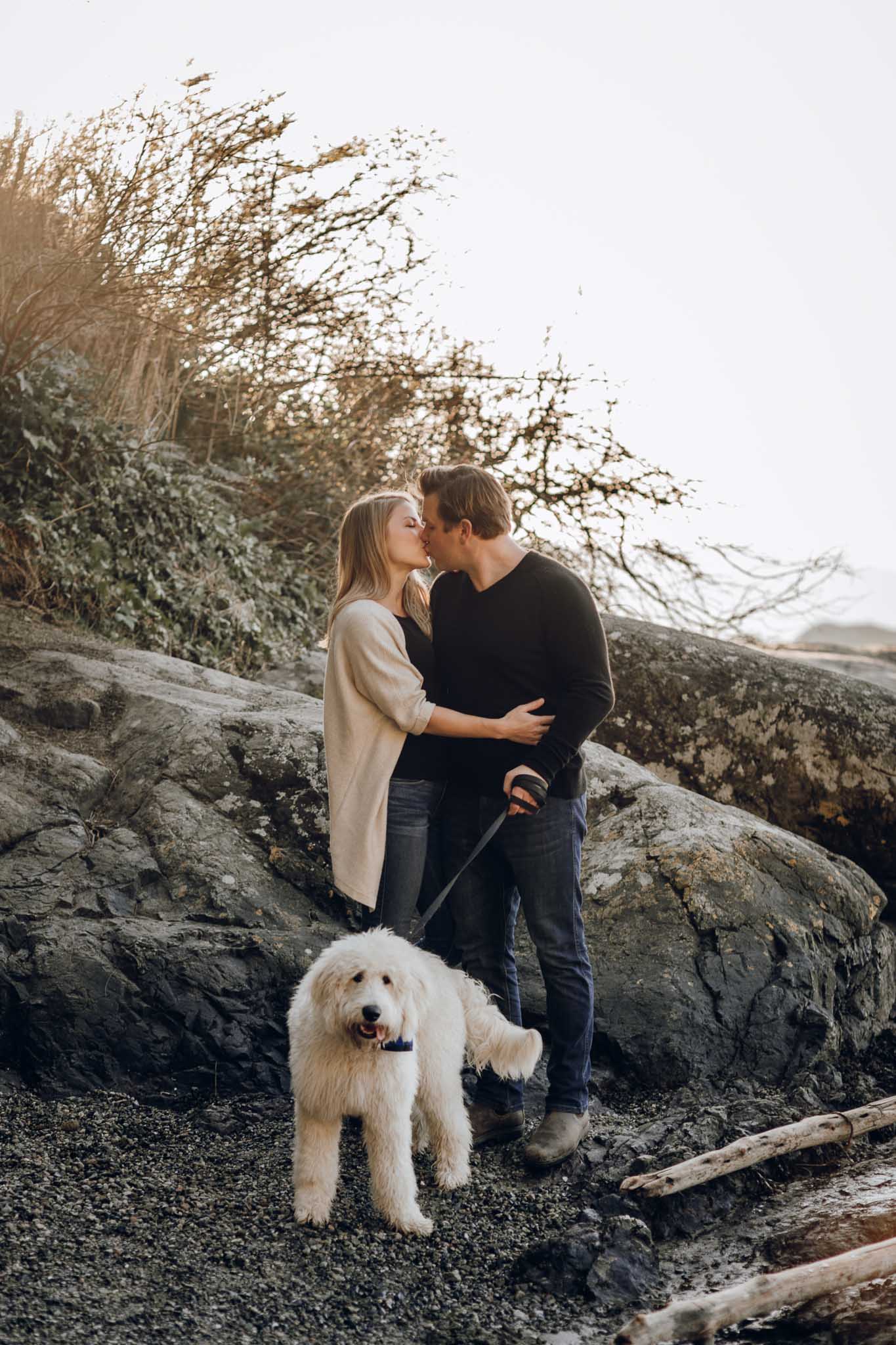 Professional Photographer Victoria BC Vancouver BC Saxe Point Park Engagement-06