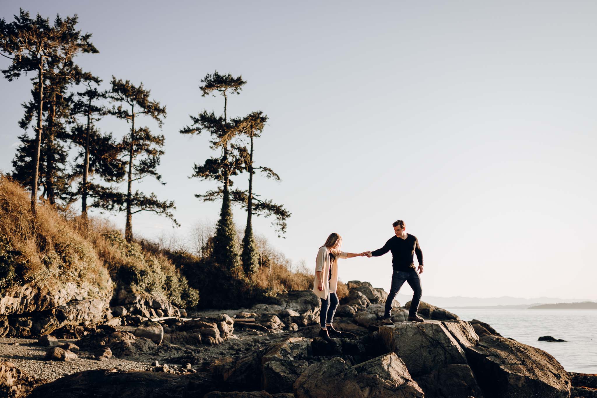 Professional Photographer Victoria BC Vancouver BC Saxe Point Park Engagement-06