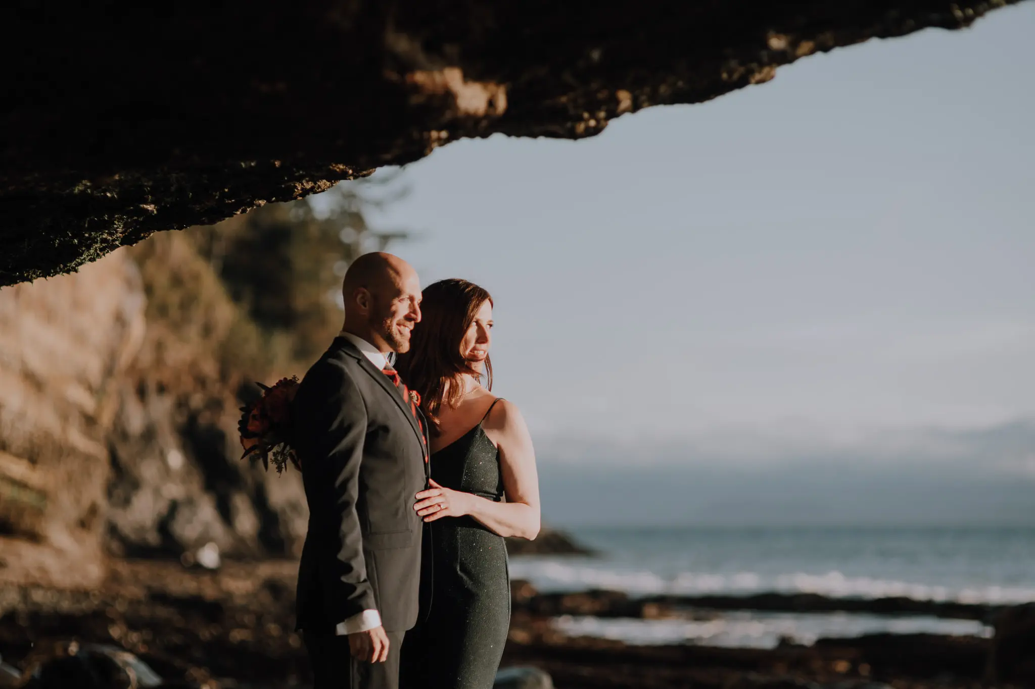 Mystic Beach Elopement Vancouver Island Victoria BC Elope-1