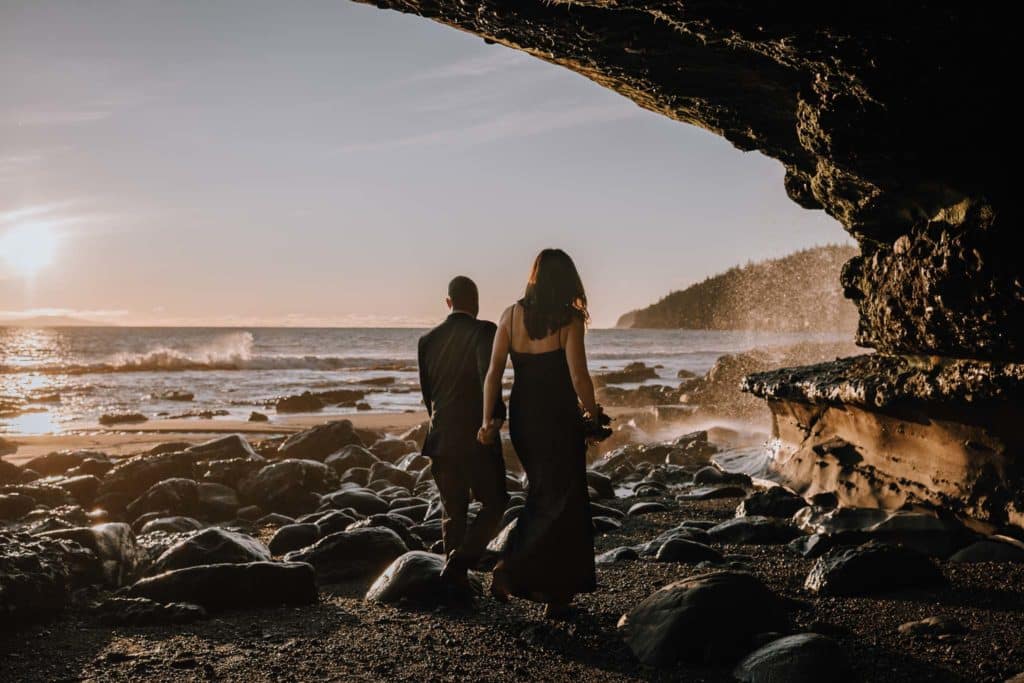 Mystic Beach Elopement Vancouver Island Victoria BC Elope-1