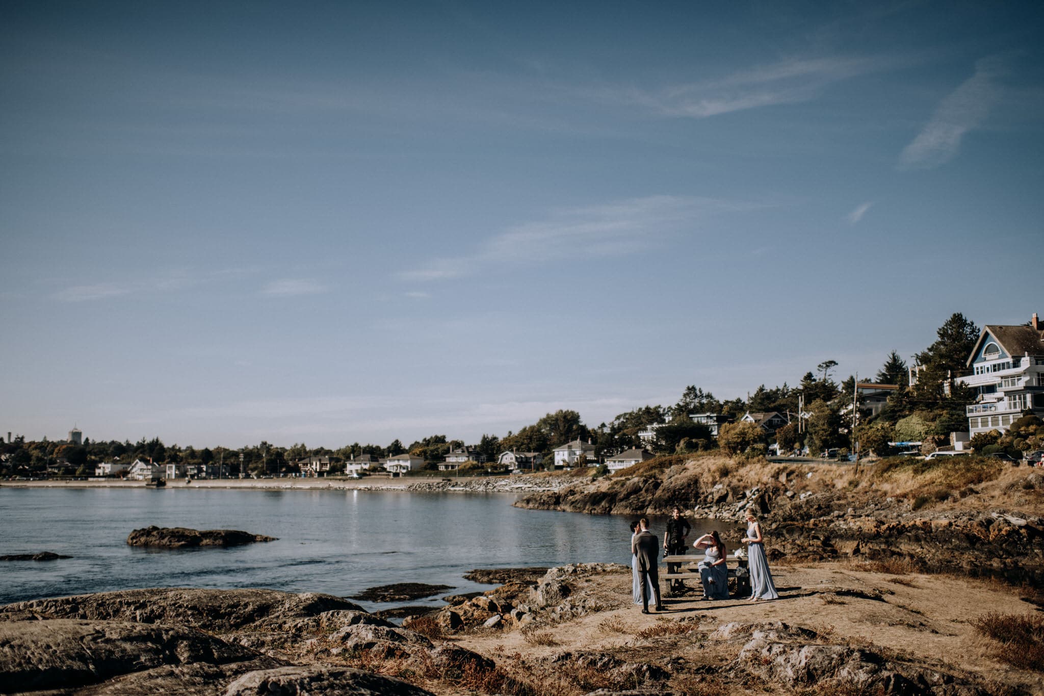 Victoria Golf Club Wedding Photographer YYJ Socially Distanced Kitty Islet