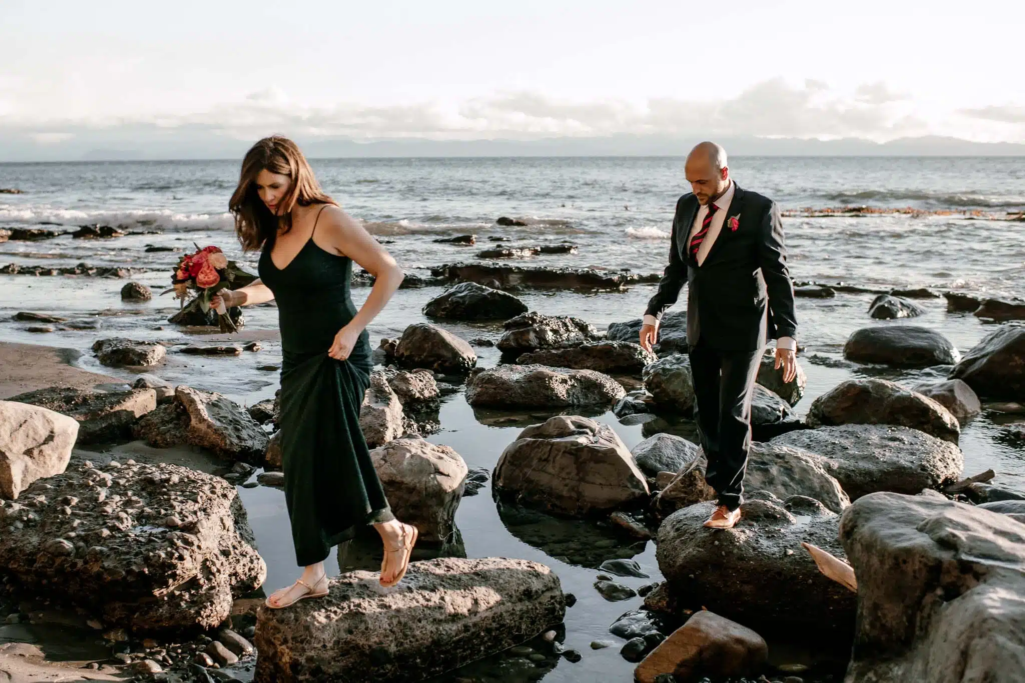 Mystic Beach Elopement Vancouver Island Victoria BC Elope