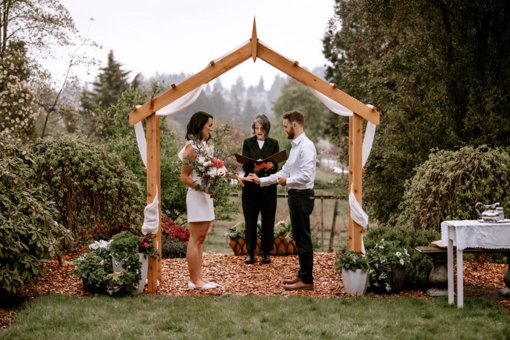 Wedding Photography Victoria Photographer Backyard Rainy Day