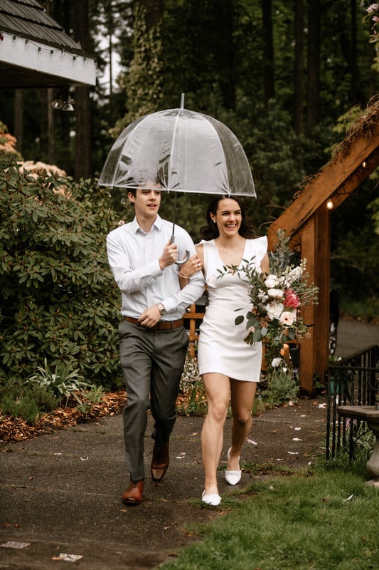 Wedding Photography Victoria Photographer Backyard Rainy Day