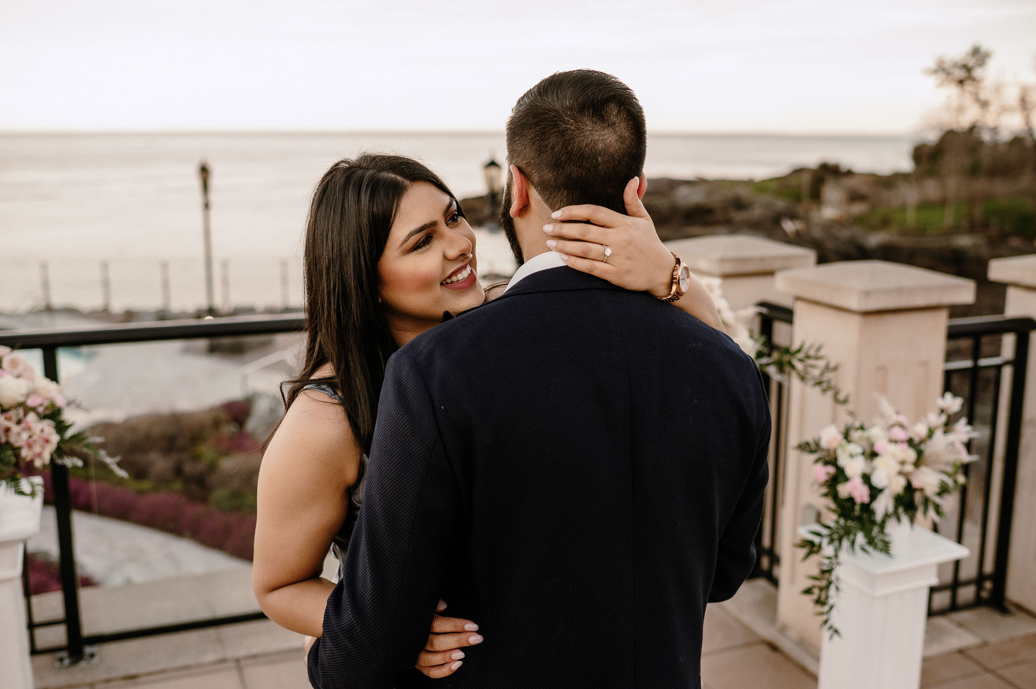 Victoria Proposal at Oak Bay Beach Hotel Proposal Engagement Photographer Victoria BC