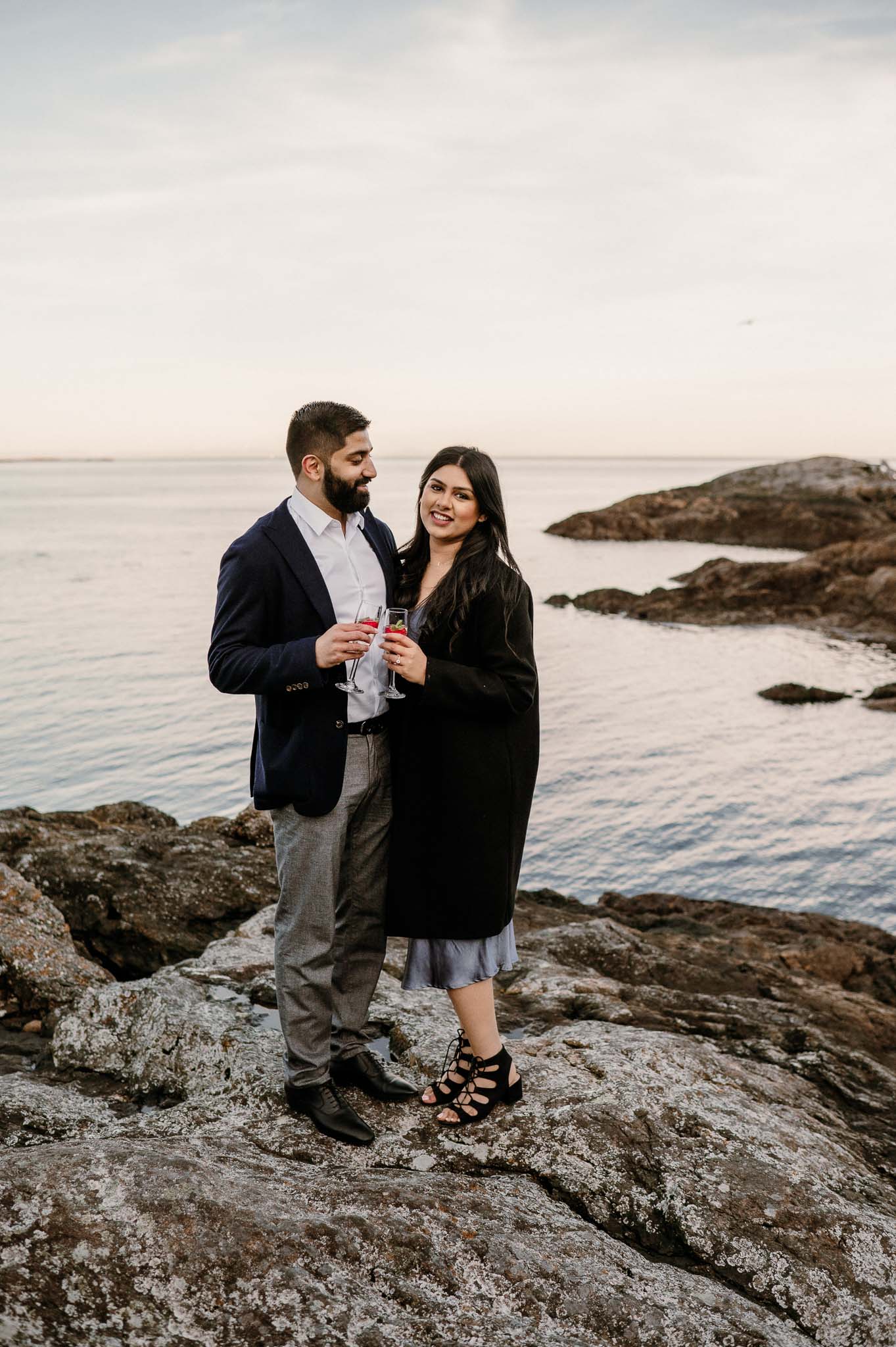 Victoria Proposal at Oak Bay Beach Hotel Proposal Engagement Photographer Victoria BC