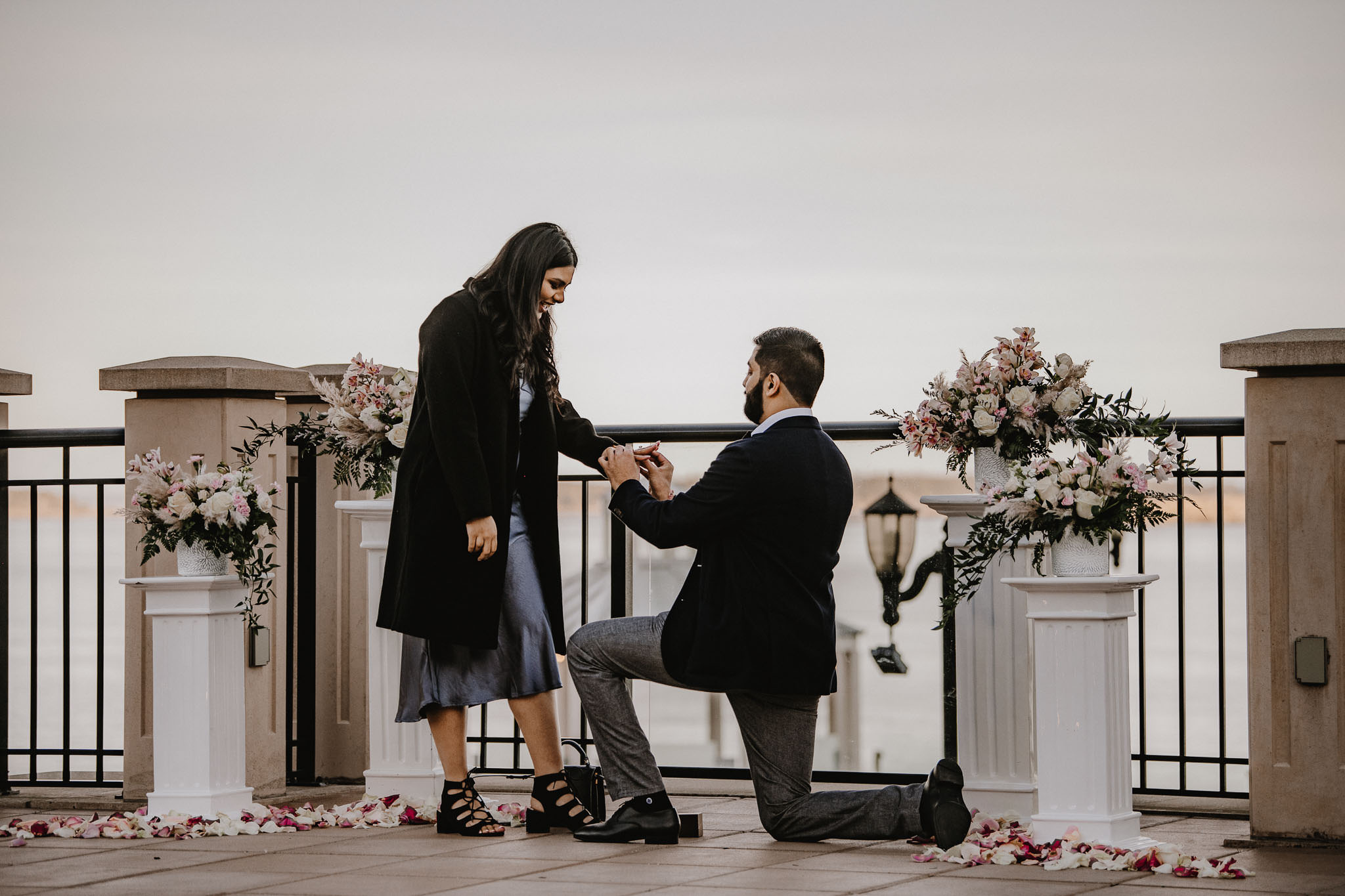 Victoria Proposal at Oak Bay Beach Hotel Proposal Engagement Photographer Victoria BC