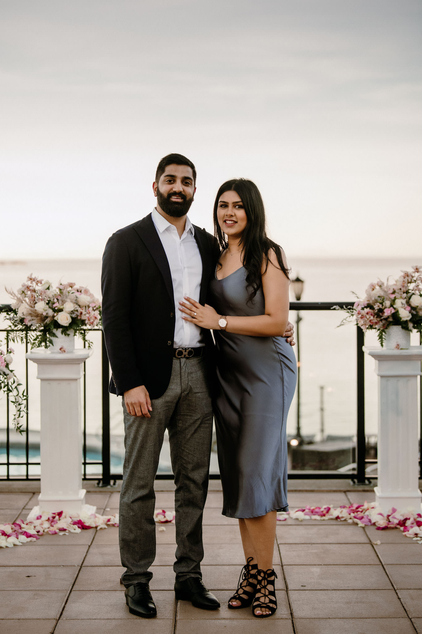 Victoria Proposal at Oak Bay Beach Hotel Proposal Engagement Photographer Victoria BC