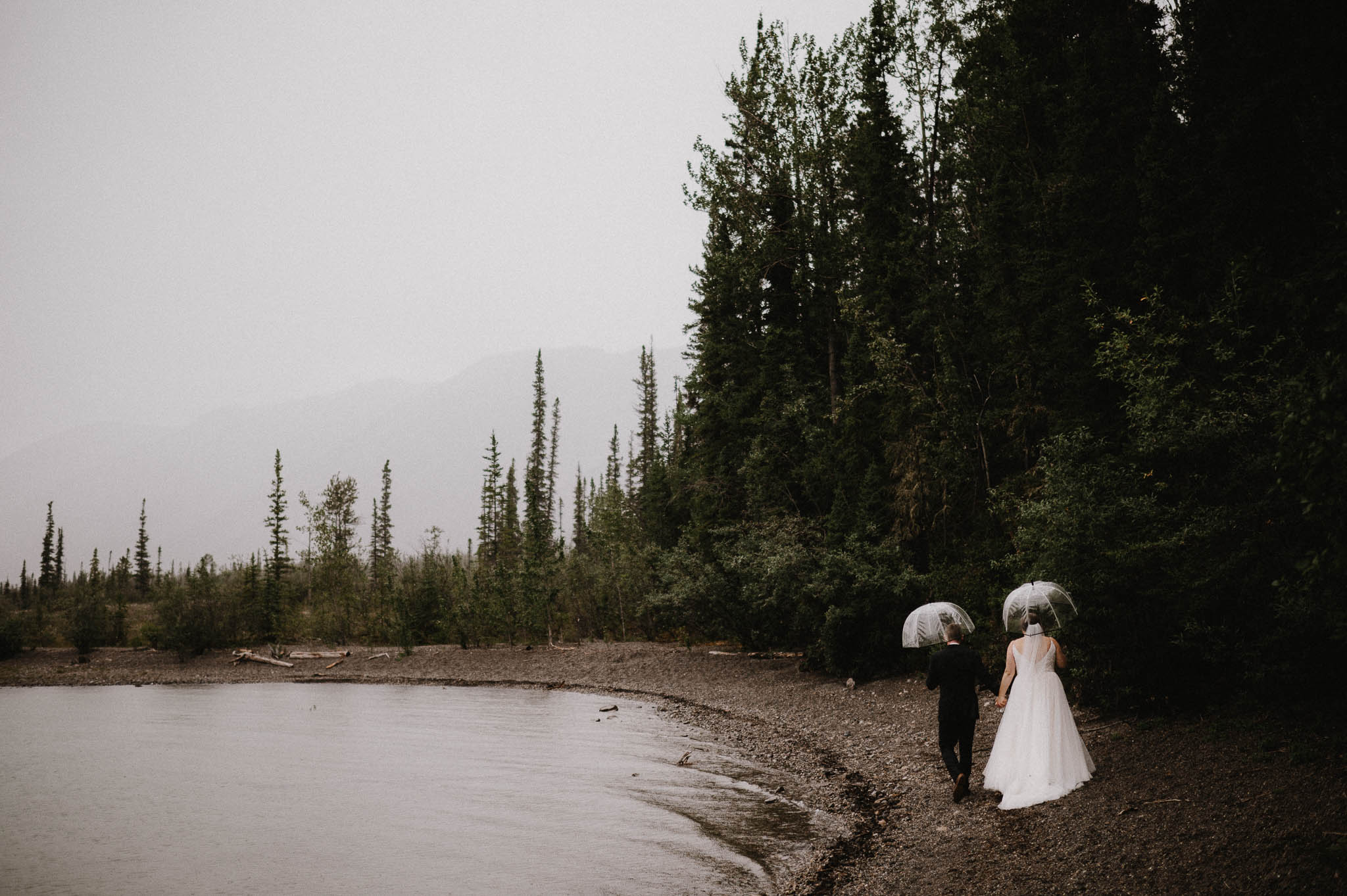 Wedding Photographer BC Muncho Lake Wedding Northern Rockies Lodge