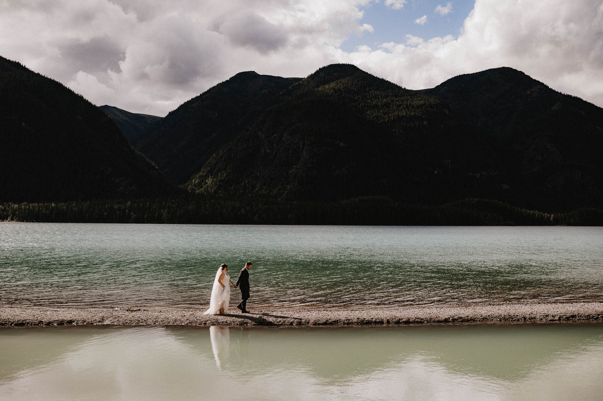 Wedding Photographer BC Muncho Lake Wedding Northern Rockies Lodge