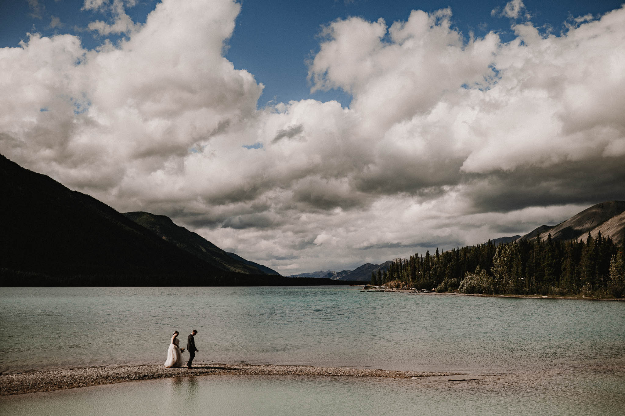 Wedding Photographer BC Muncho Lake Wedding Northern Rockies Lodge