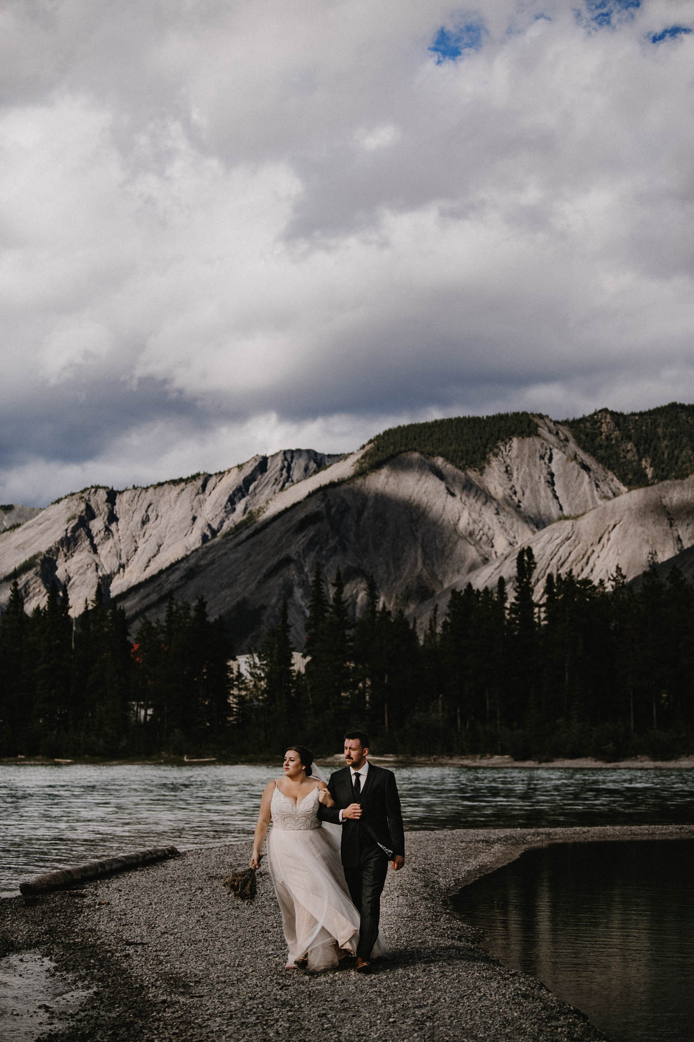 Wedding Photographer BC Muncho Lake Wedding Northern Rockies Lodge