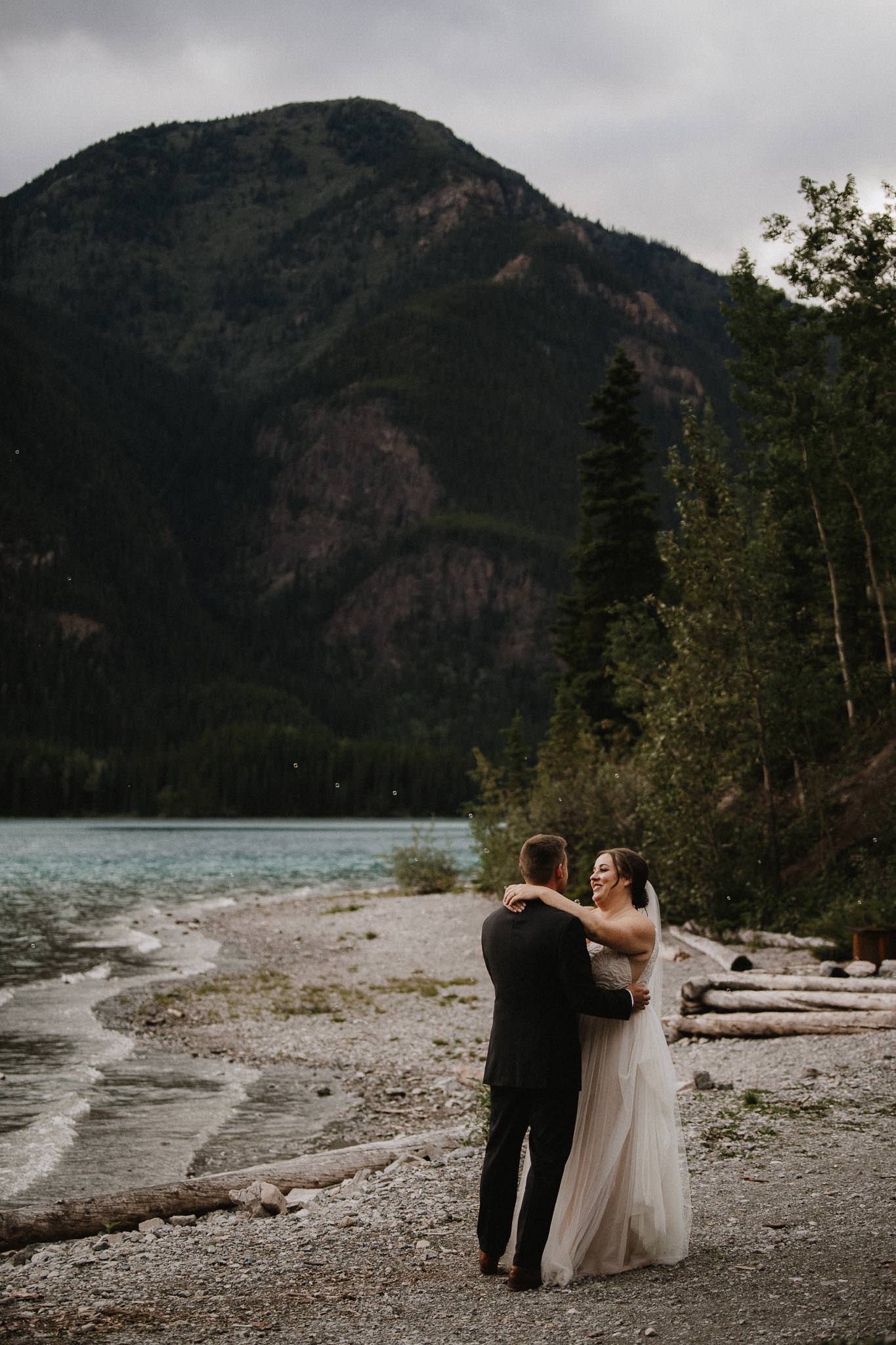 Wedding Photographer BC Muncho Lake Wedding Northern Rockies Lodge