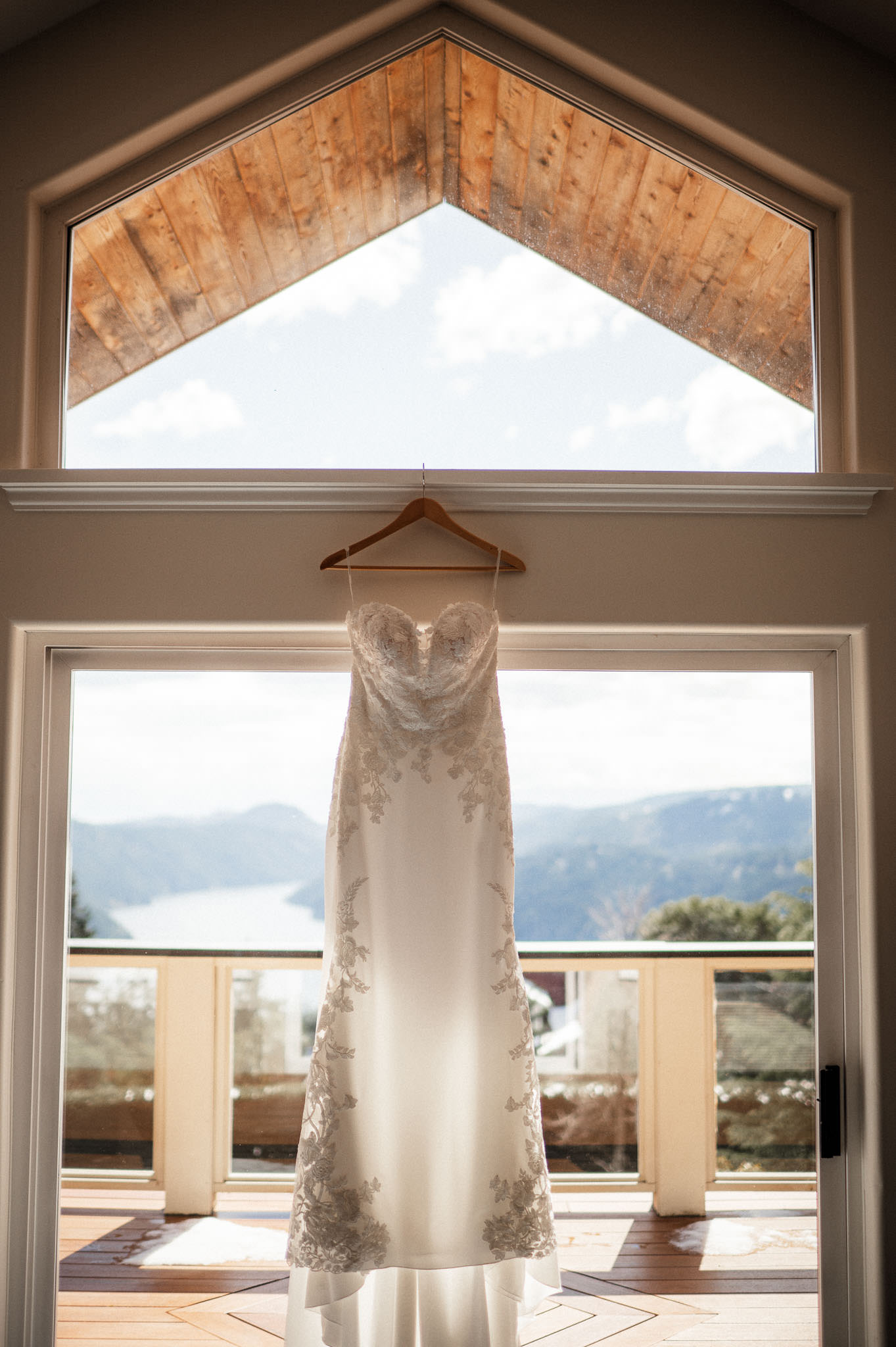 Dress Hanging Wedding Photographer Victoria Villa Eyrie Weddings