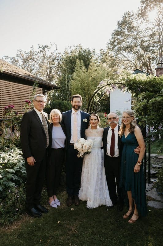 Backyard Wedding Oak Bay BC Wedding Photographer