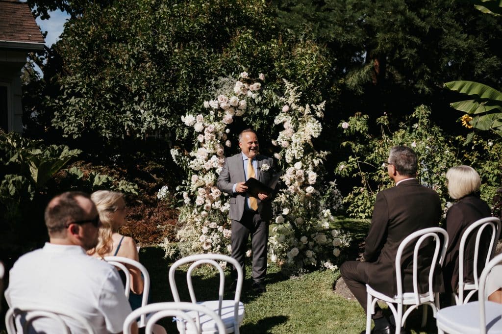 Backyard Wedding Oak Bay BC Wedding Photographer