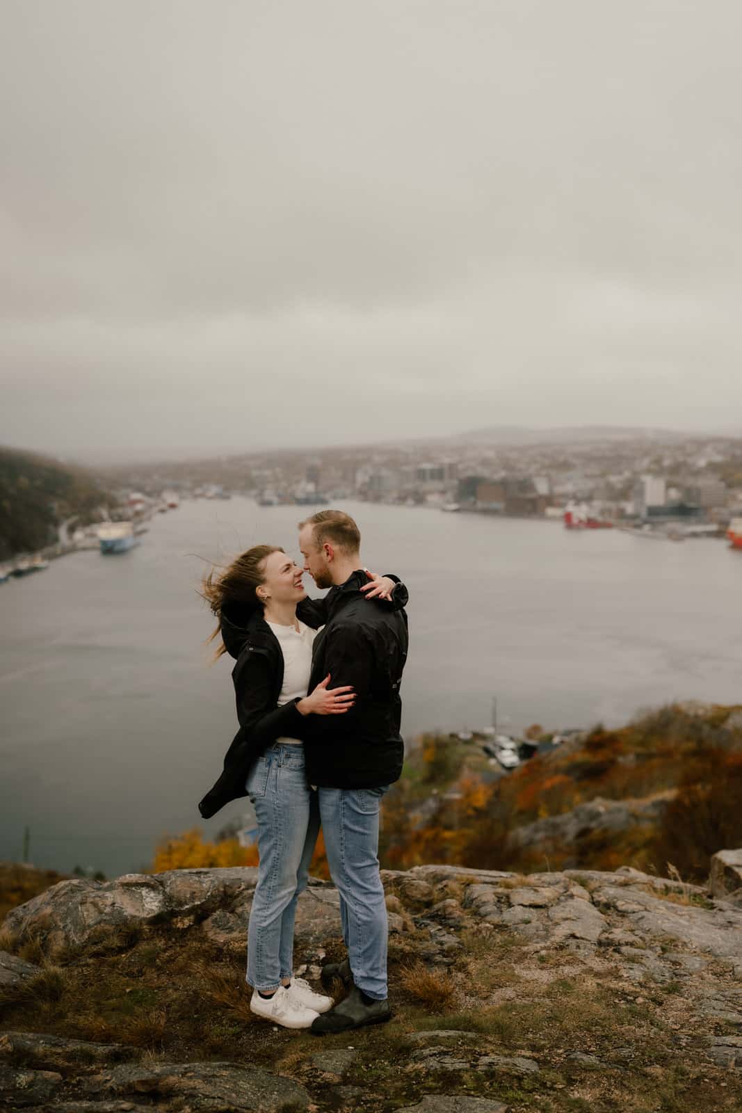 St. John's NL Engagement Photographer Signal Hill Downtown