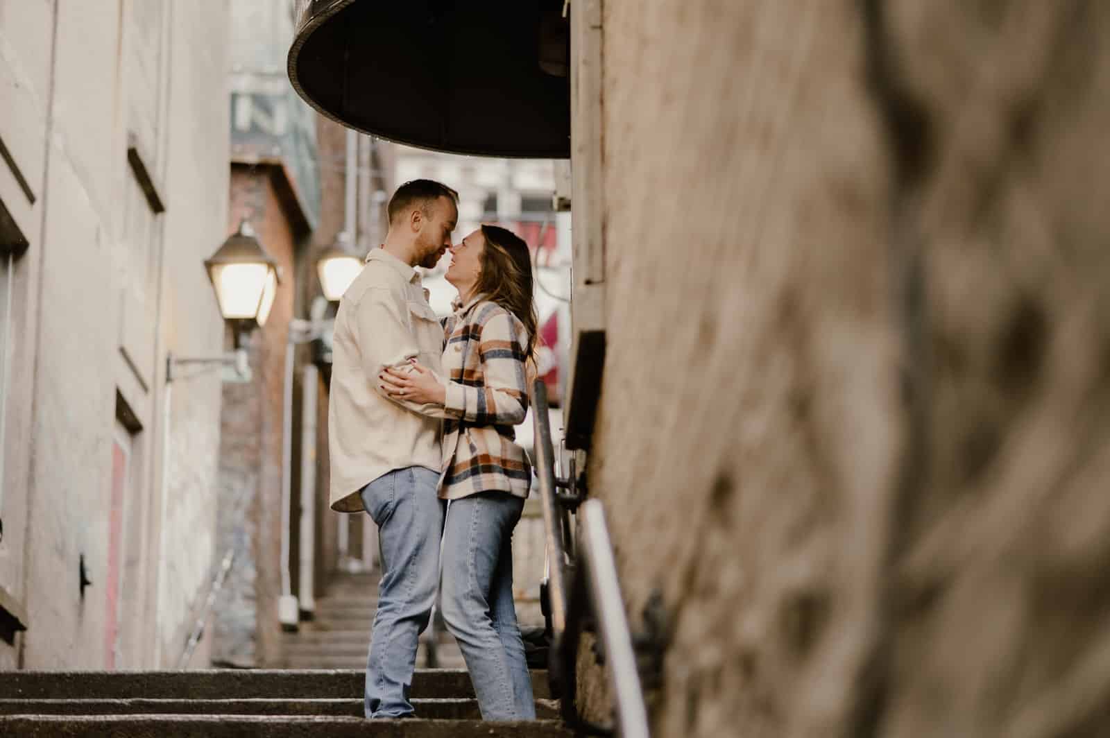 St. John's NL Engagement Photographer Signal Hill Downtown
