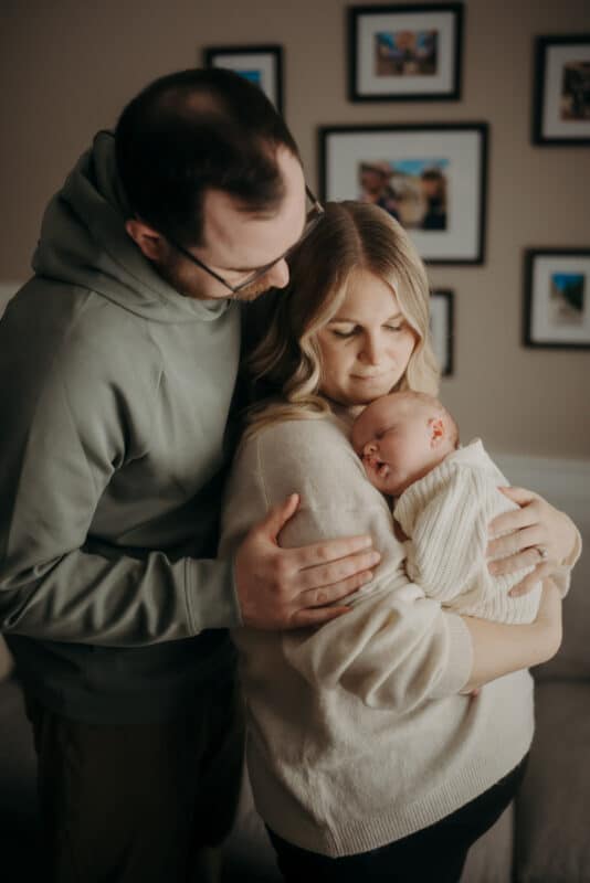 Newborn Photography St. John's NL Photographer Babies In-Home With Pets