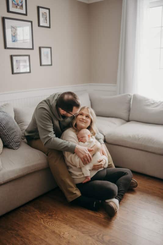 Newborn Photography St. John's NL Photographer Babies In-Home With Pets