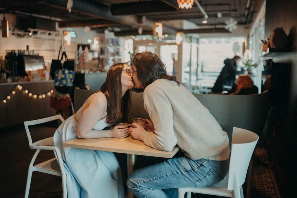 Coffee Shop Couples Session Boreal Cafe St. John's NL Engagement